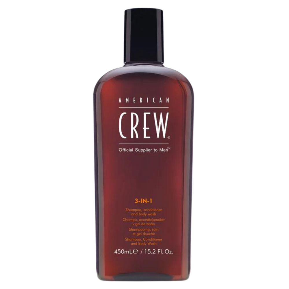 AMERICAN CREW_3-in-1 Shampoo - Shampooing, soin et gel douche_450ml-_Gisèle produits de beauté