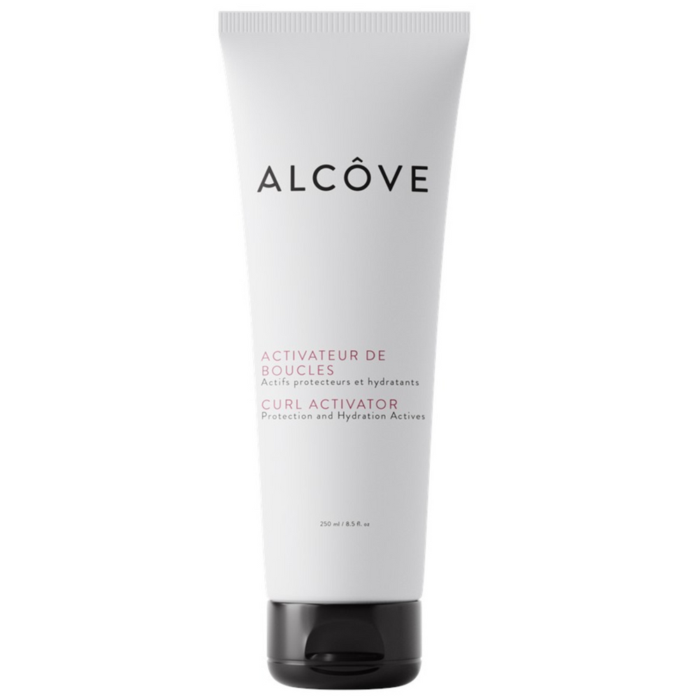Alcove Activateur de boucles, format 250ml, actifs protecteurs et hydratants.