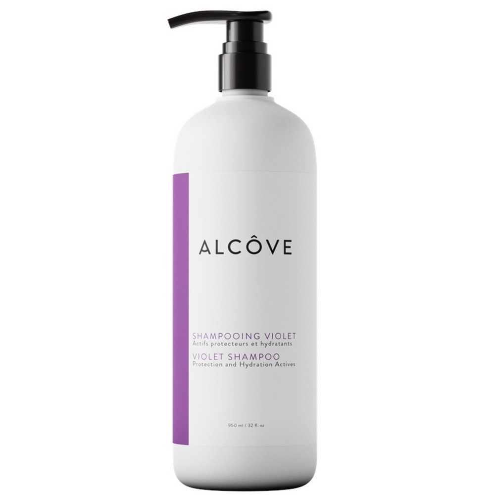 Alcove Shampooing violet, format 950ml, actifs protecteurs et hydratants