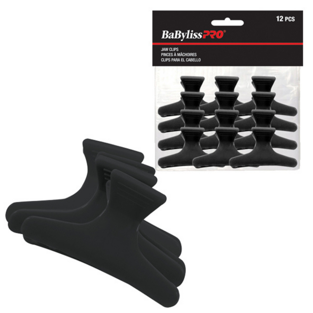 BABYLISS PRO_Pince à mâchoire en plastique_Grand - Bout arrondi-12_Gisèle produits de beauté