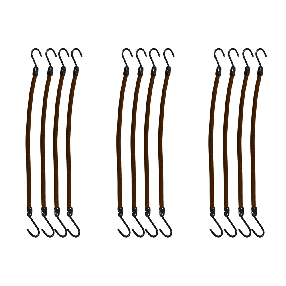 BABYLISS PRO_Tendeur élastique à cheveux_12pcs-Brun_Gisèle produits de beauté