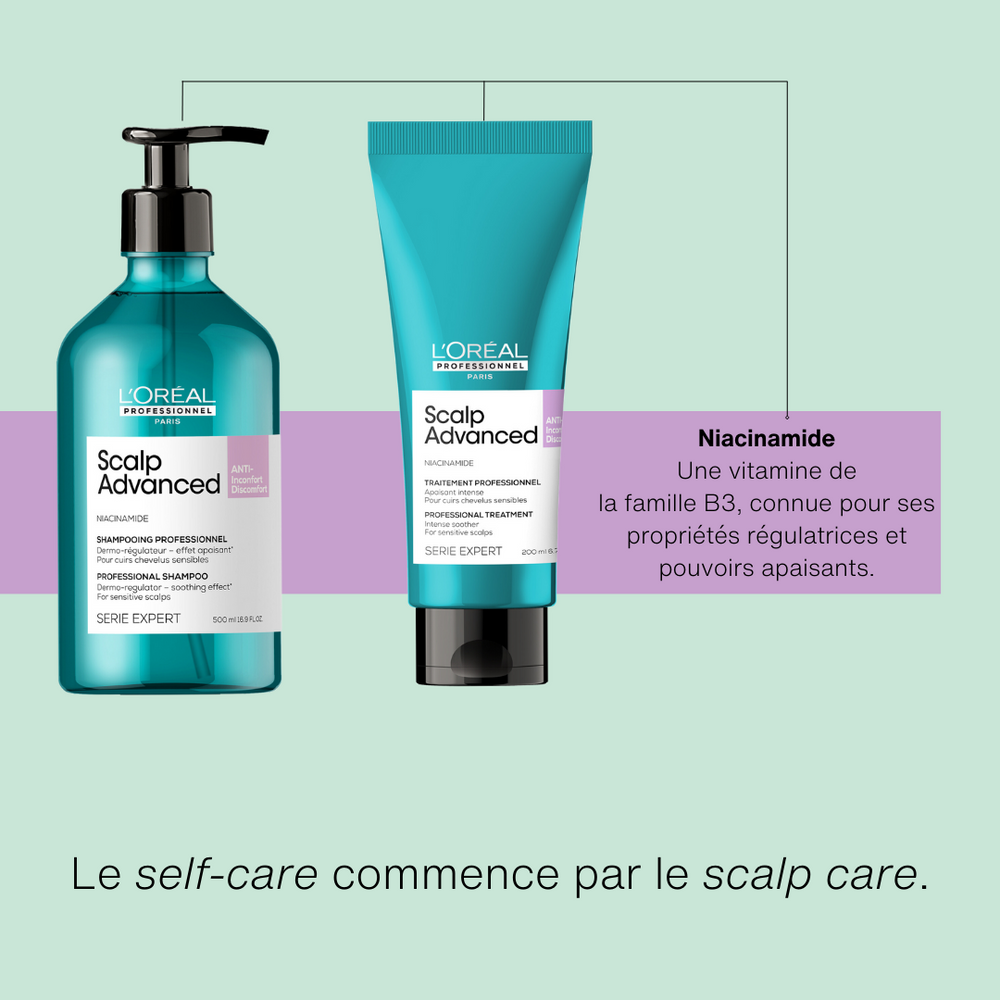 L'ORÉAL PROFESSIONNEL_Scalp Advanced - Traitement professionnel apaisant intense_200ml-_Gisèle produits de beauté