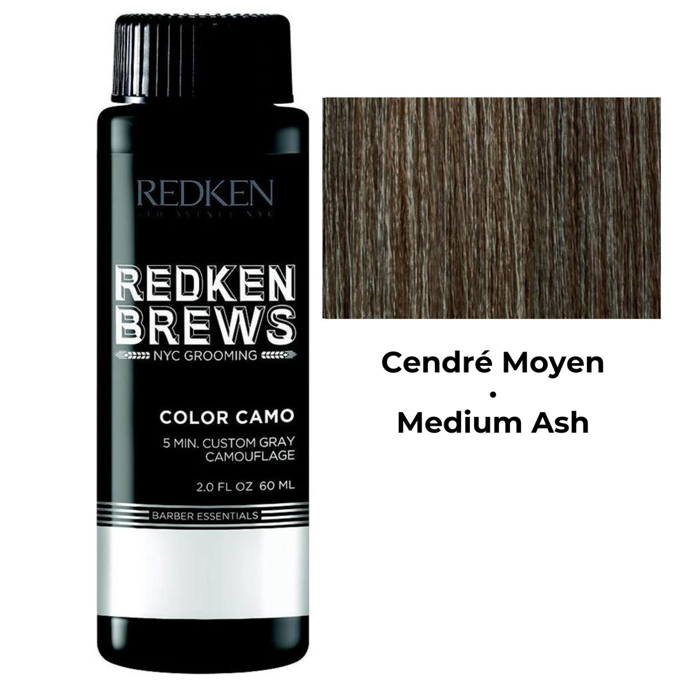 REDKEN - BREWS_Redken Brews - Color Camo_60ml-Cendré Moyen_Gisèle produits de beauté