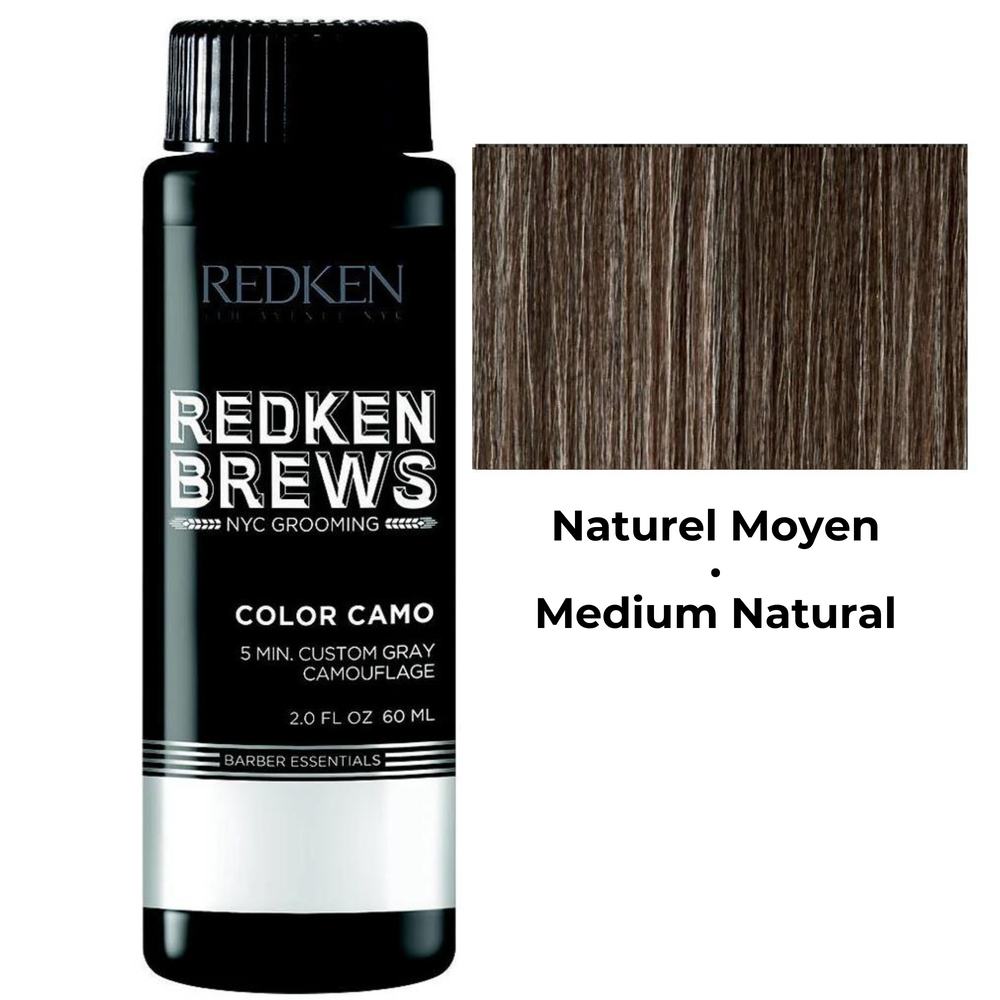 REDKEN - BREWS_Redken Brews - Color Camo_60ml-Naturel Moyen_Gisèle produits de beauté