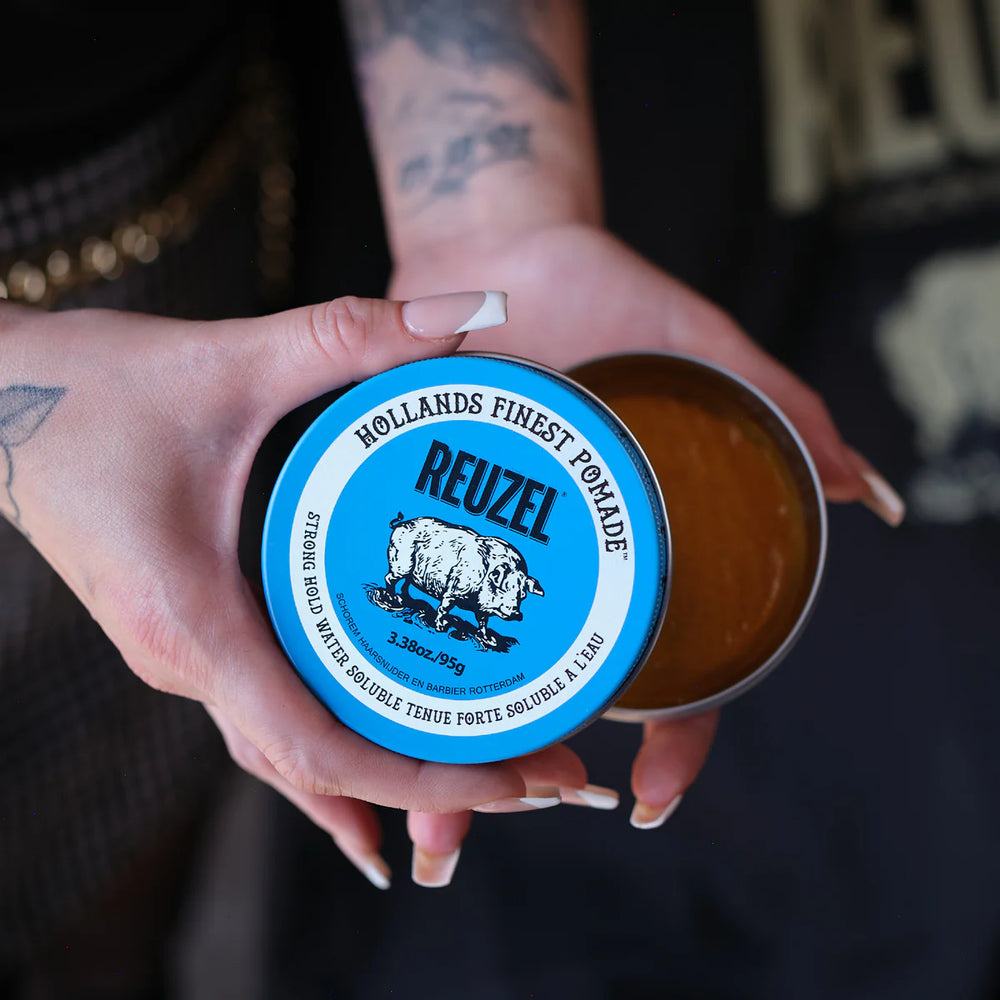 Pommade bleu à l'eau - Tenue forte