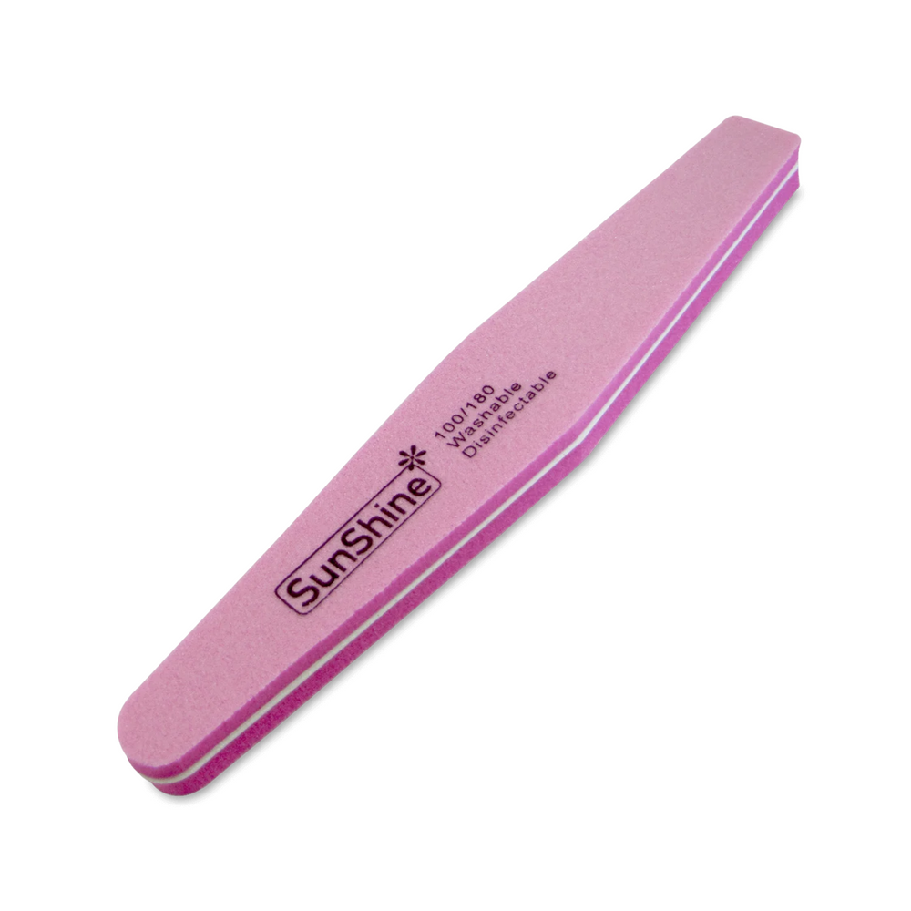 Sunshine - Lime éponge-Soin des ongles||Nail care-ONGLES D'OR-100/180-1 unité-Gisèle produits de beauté