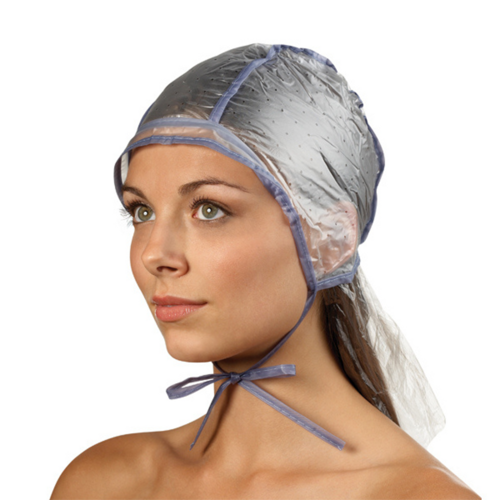 BABYLISS PRO_Bonnets à balayage jetable doublé avec protège nuque_1pcs-mauve_Gisèle produits de beauté