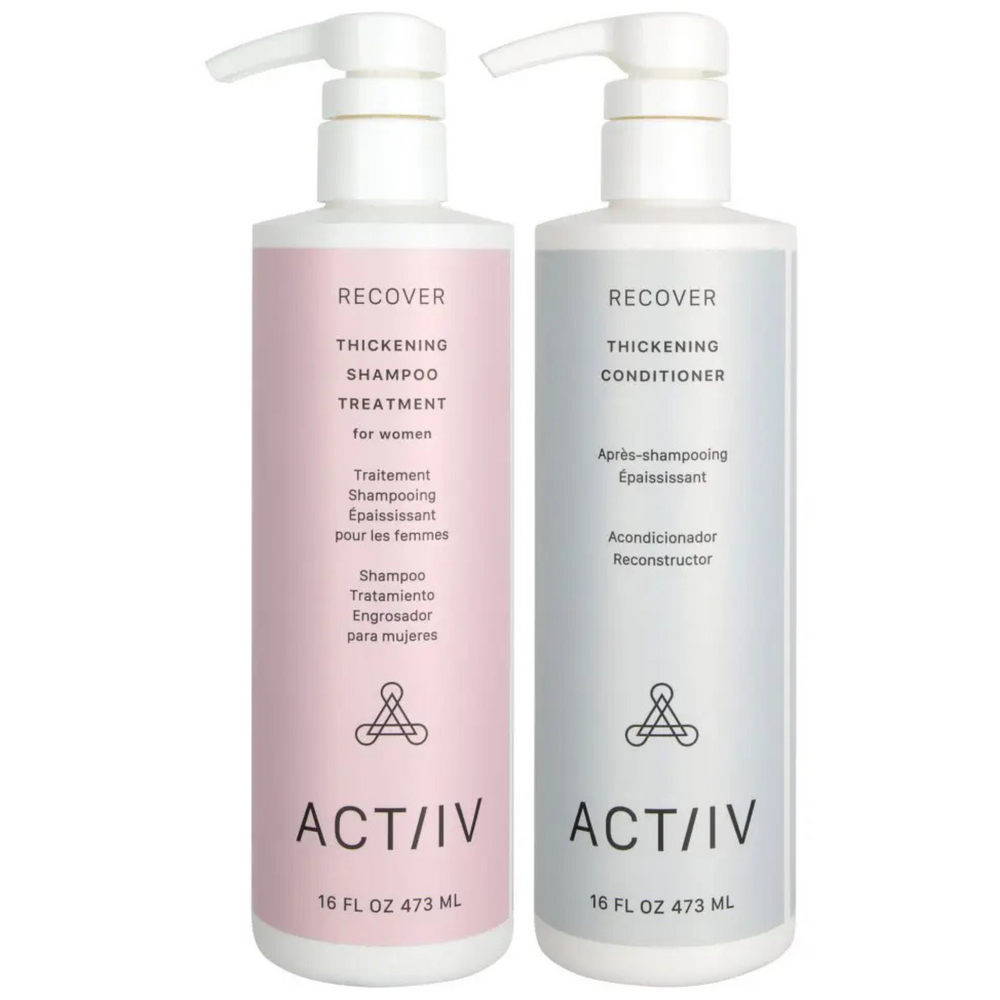 DUO RECOVER - SHAMPOOING ET REVITALISANT ÉPAISSISSANT POUR FEMME