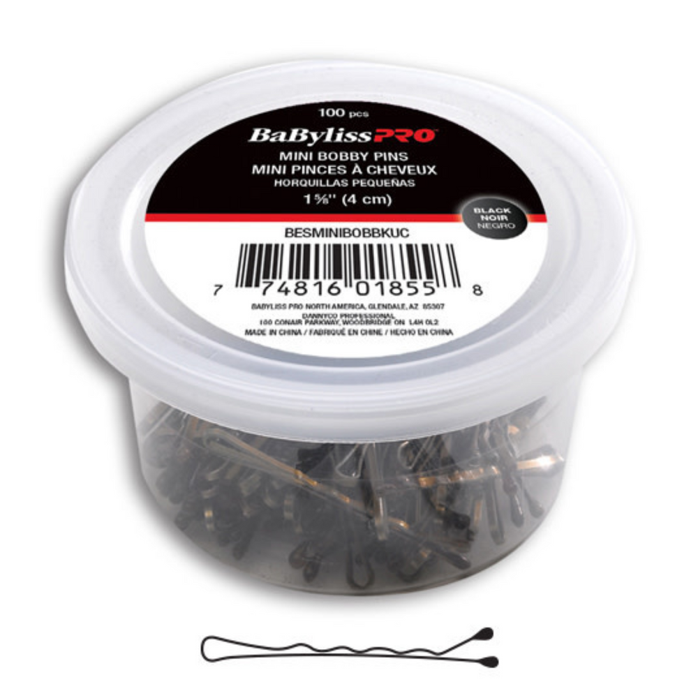 MINI BOBBY PINS WITH EMBOSSINGS