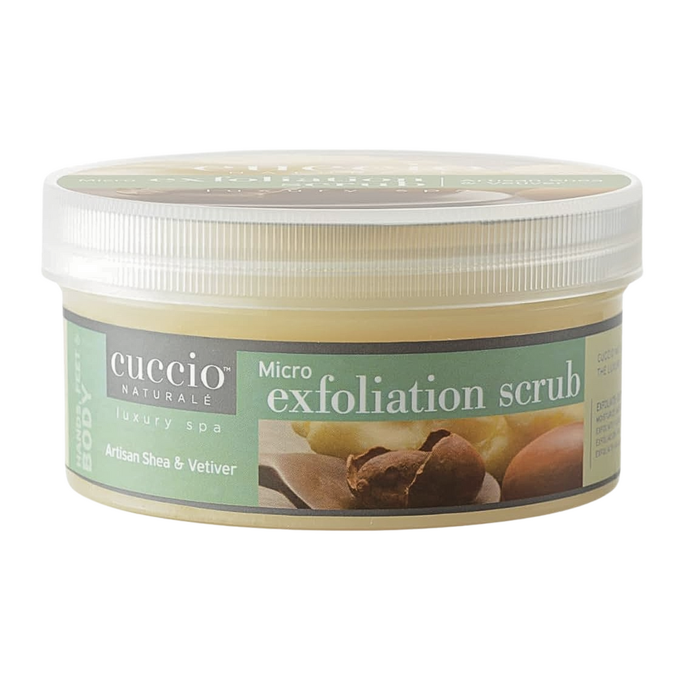 Pedicure micro gommage exfoliant-Soin des pieds & callosités||Foot Care & Calluses-CUCCIO-16oz-Karité & vétiver-Gisèle produits de beauté