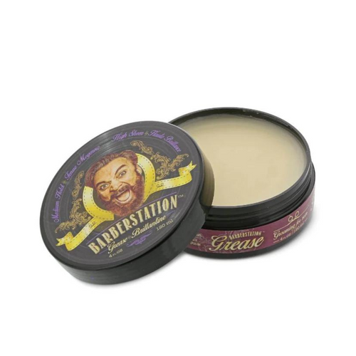 BARBERSTATION_Pommade à base d'huile - Tenue moyenne à ferme - Forte brillance_120ml-_Gisèle produits de beauté