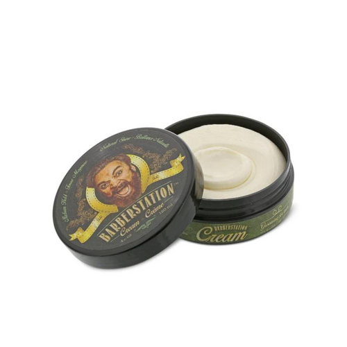 BARBERSTATION_Pommade Crème - Tenue souple à moyenne - Brillance naturelle_120ml-_Gisèle produits de beauté