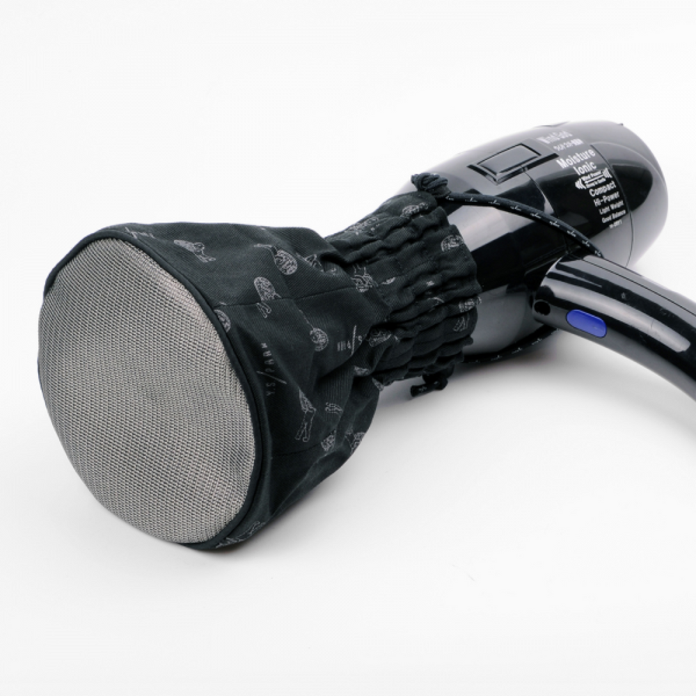 Diffuseur tissé argent et titane