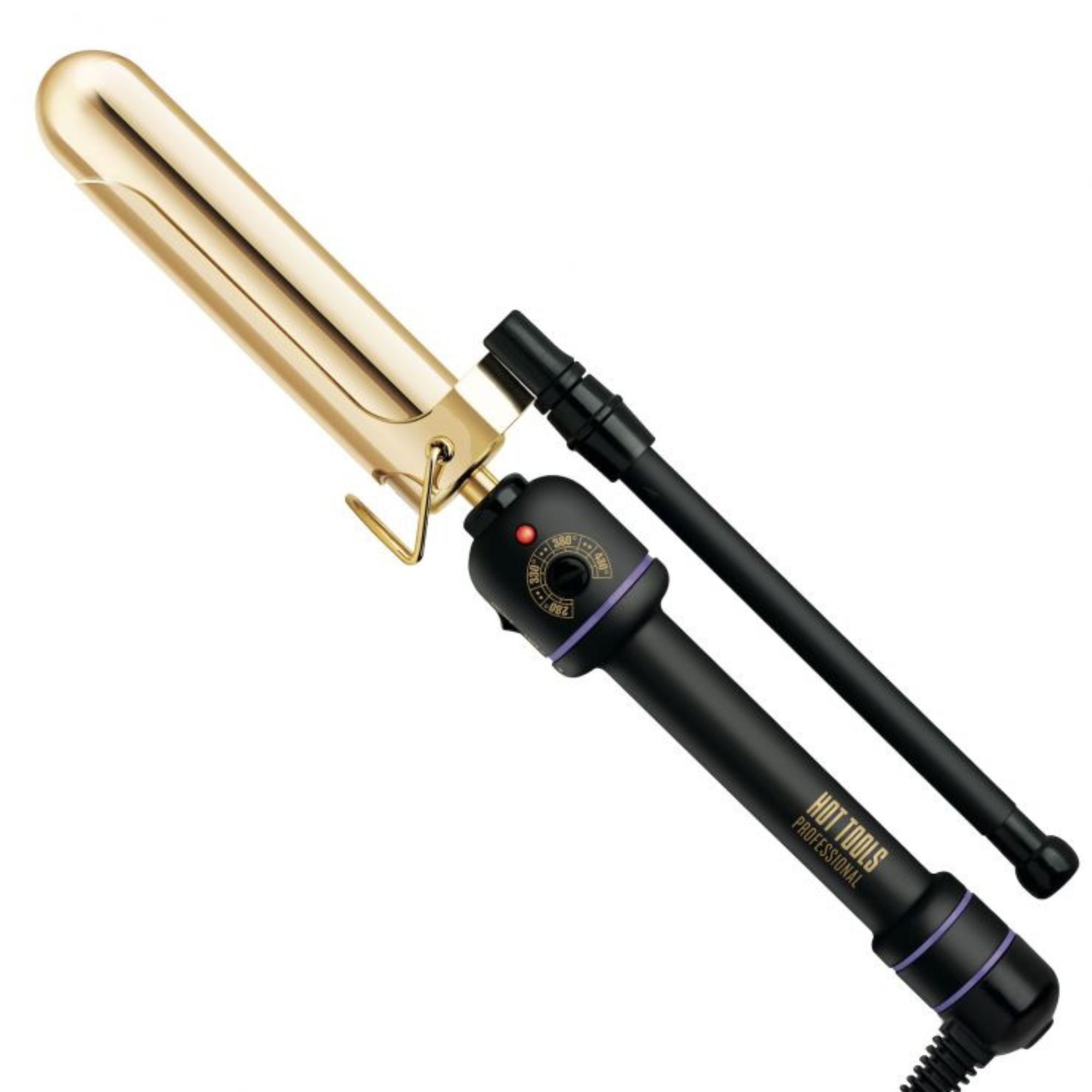 24K GOLD MARCEL/WAND IRON 1 1/4 IN