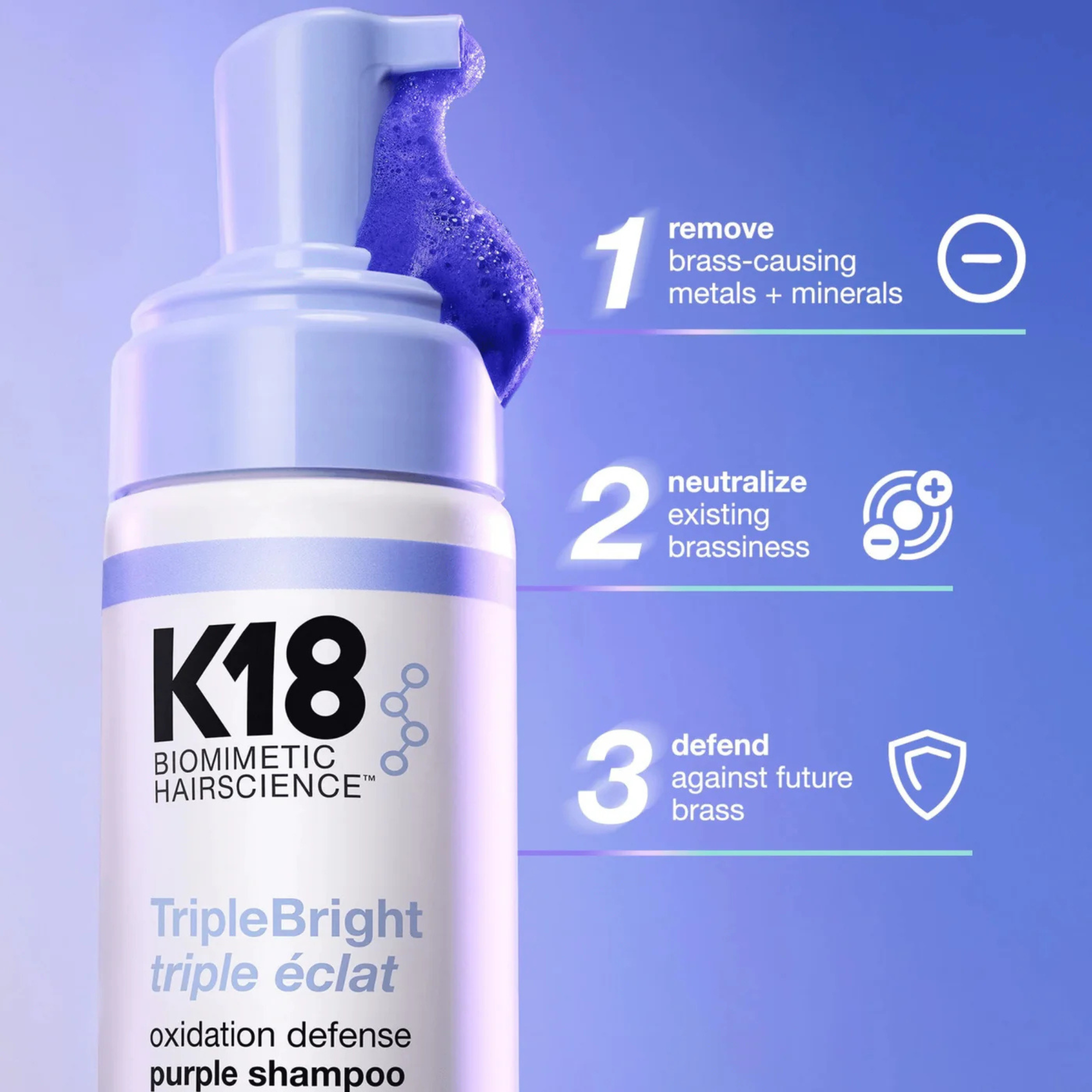 TRIPLE ÉCLAT - SHAMPOOING VIOLET
