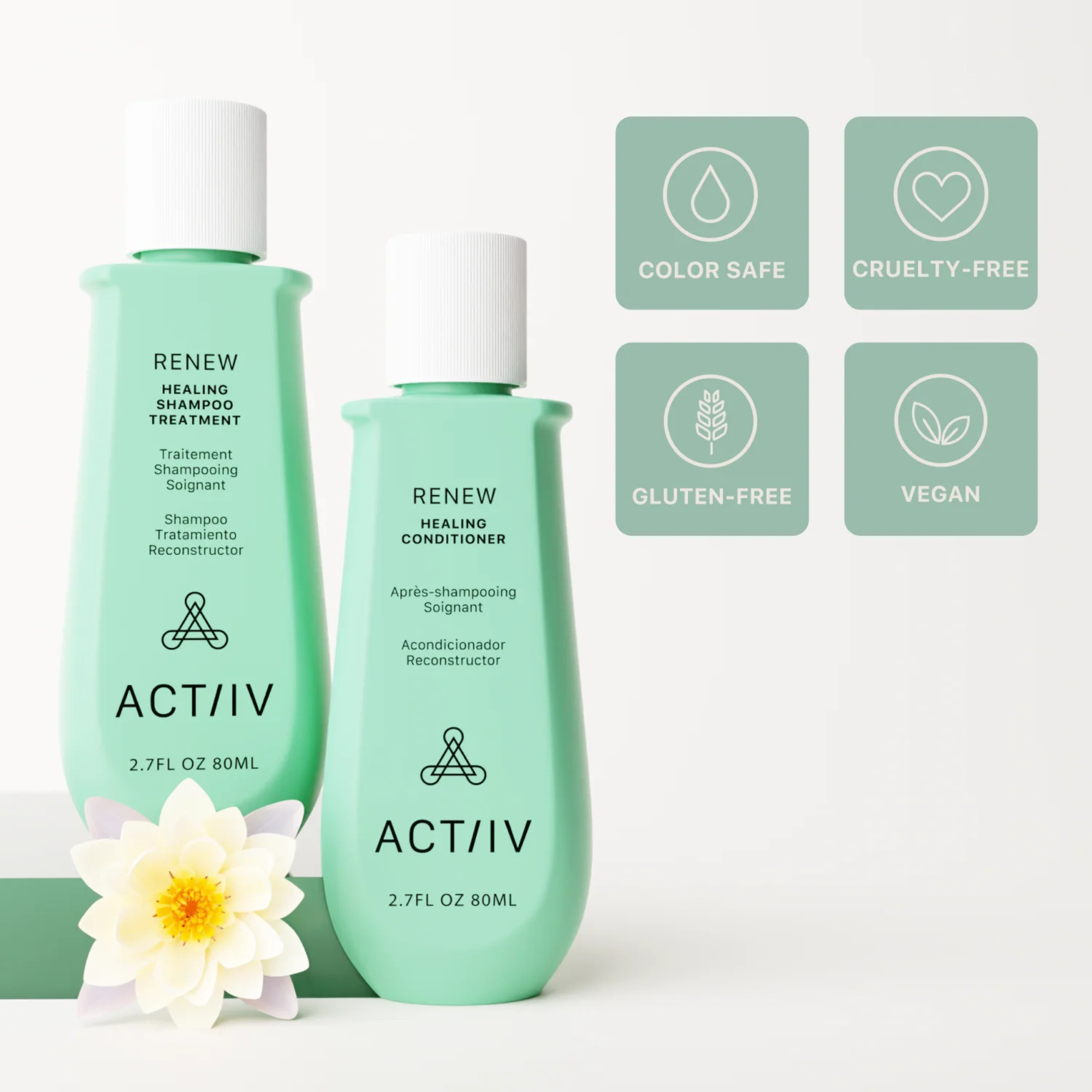 RENEW - DUO VOYAGE SHAMPOOING ET REVITALISANT ÉPAISSISSANTS