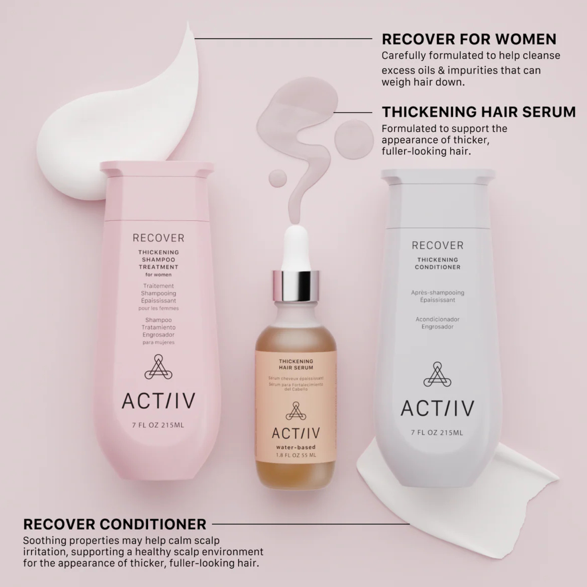 TRIO - RECOVER FEMME + SÉRUM EAU