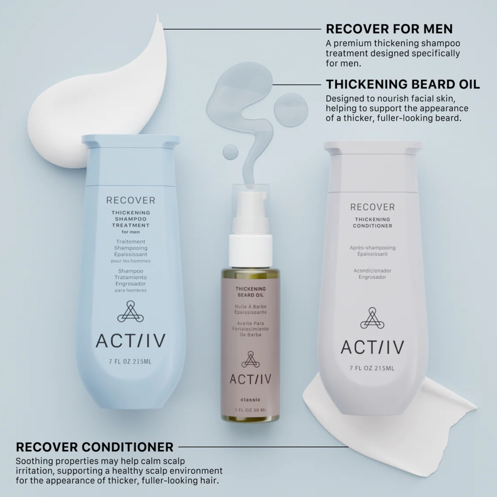 TRIO - RECOVER HOMME + HUILE CLASSIQUE