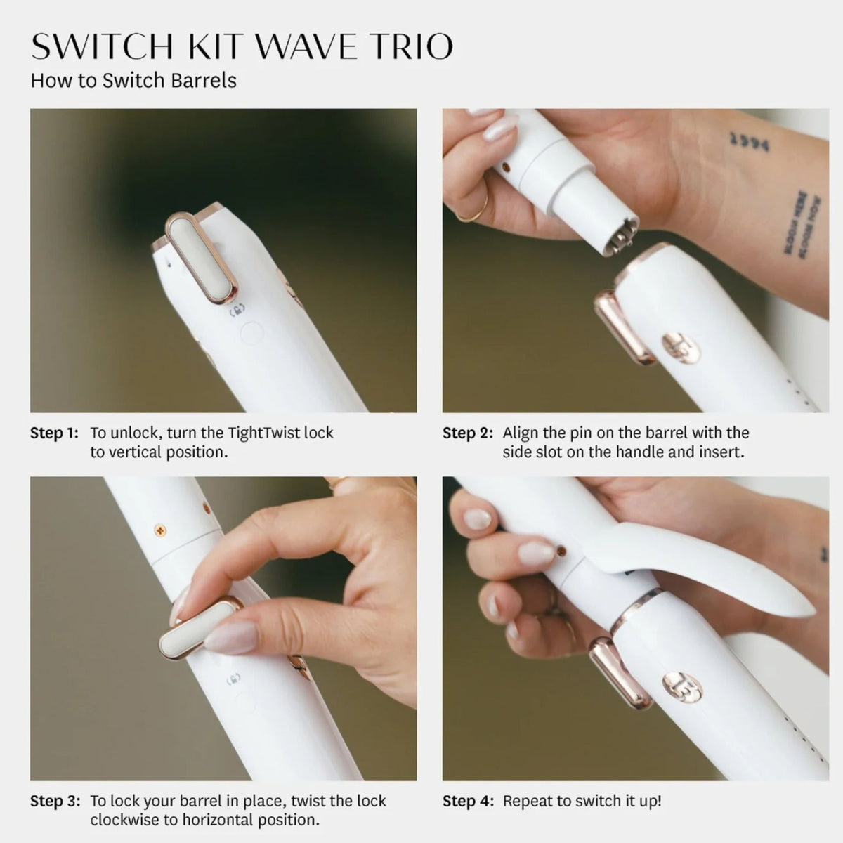 SWITCH KIT WAVE TRIO - ENSEMBLE DE COIFFAGE CONVERTIBLE