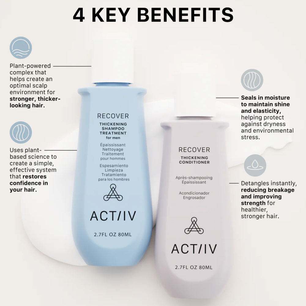 TRIO - RECOVER HOMME + HUILE CLASSIQUE