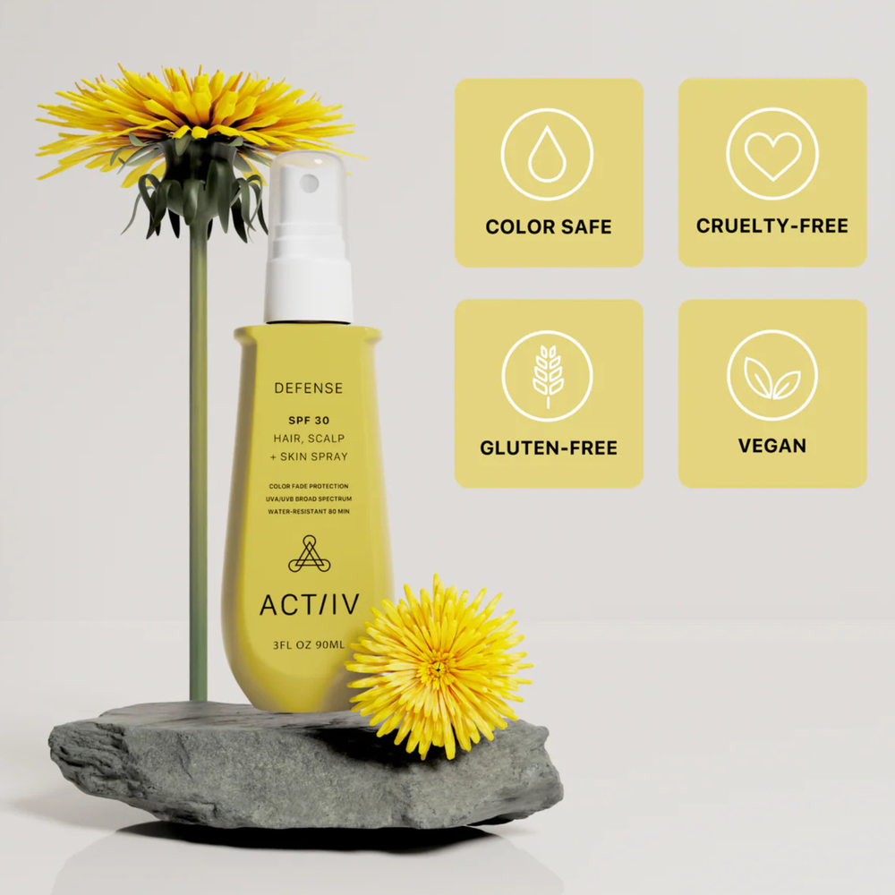 DEFENSE - SPF 30 SPRAY FOR HAIR, SCALP AND SKIN