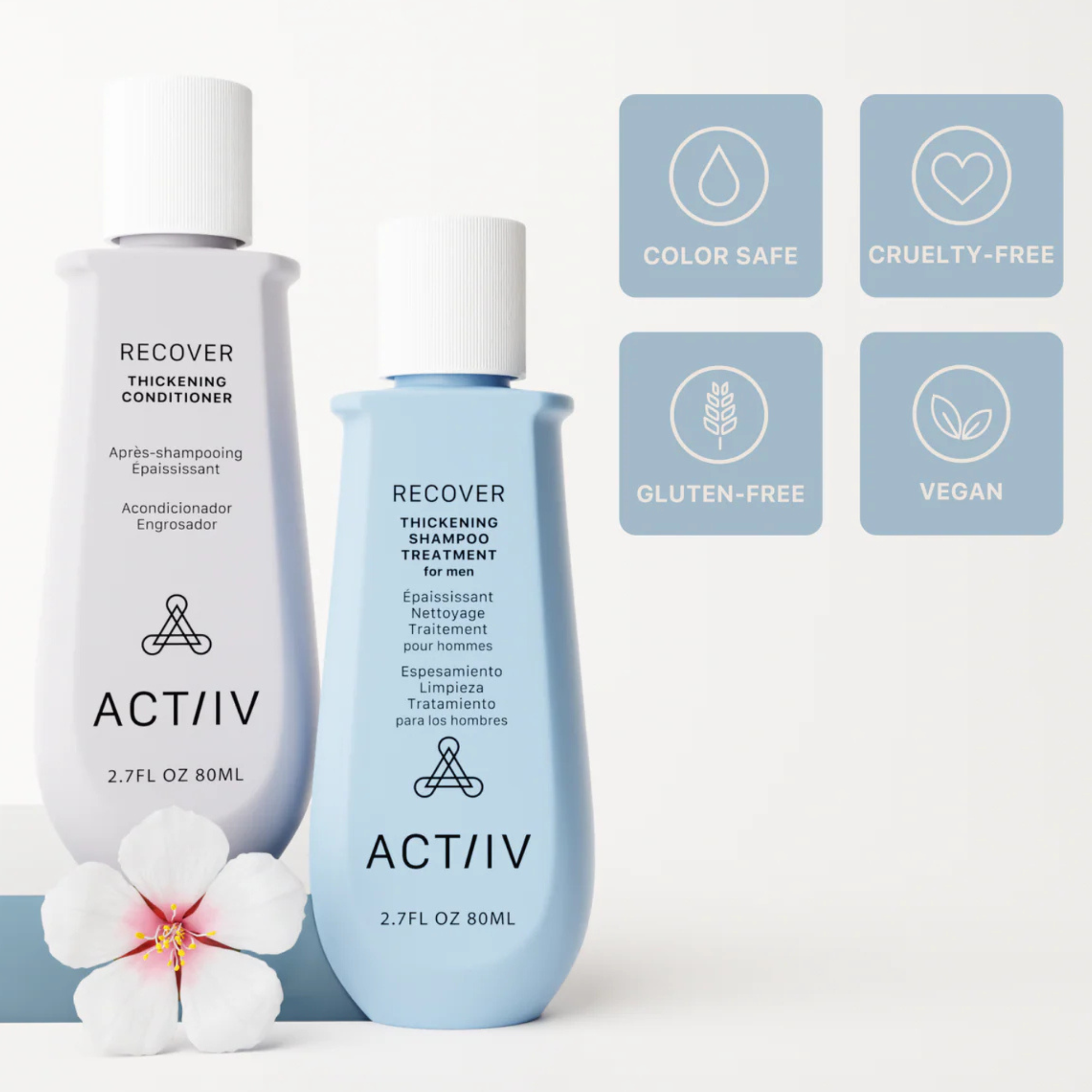 TRIO - RECOVER HOMME + HUILE CLASSIQUE
