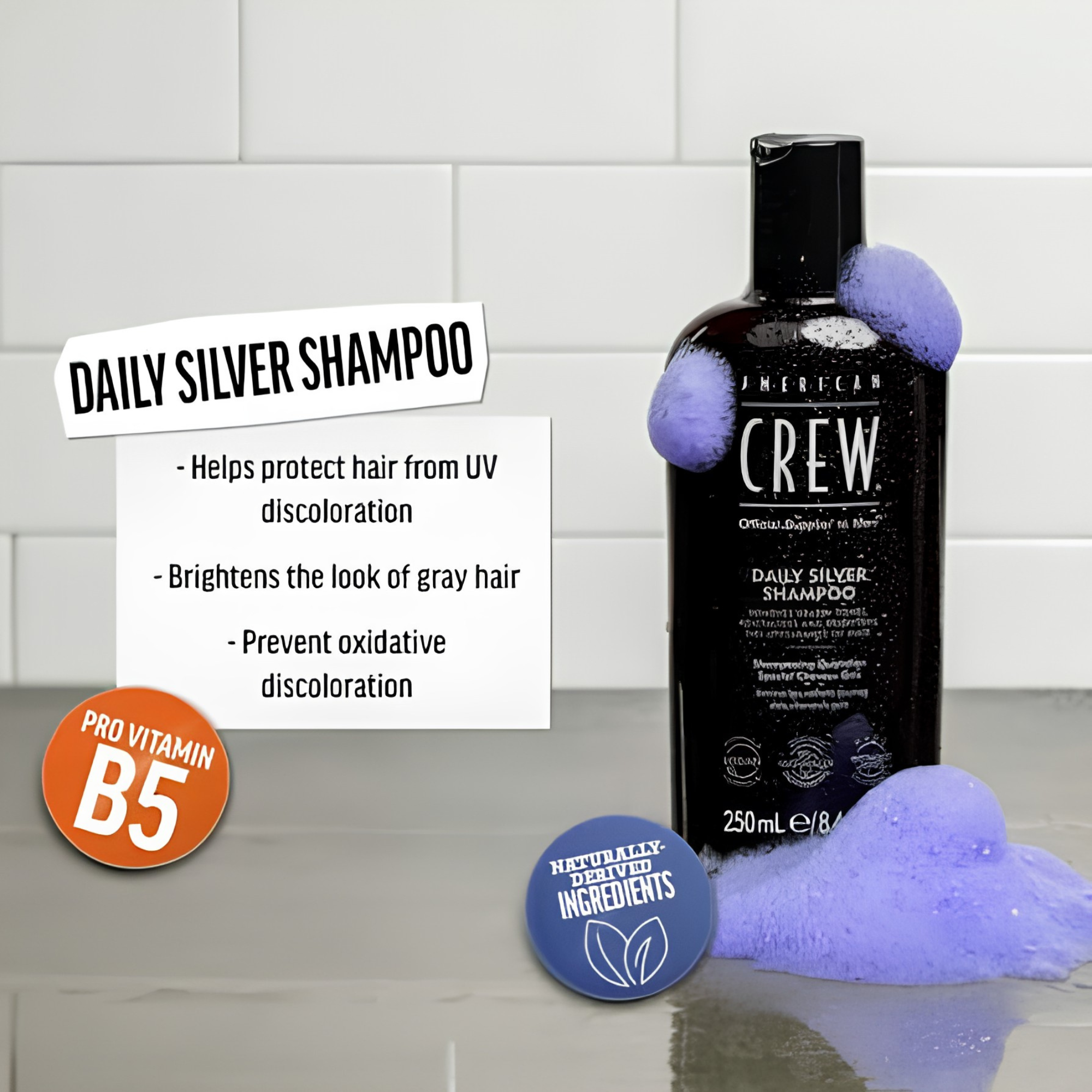 DAILY SILVER SHAMPOO FOR GRAY HAIR
