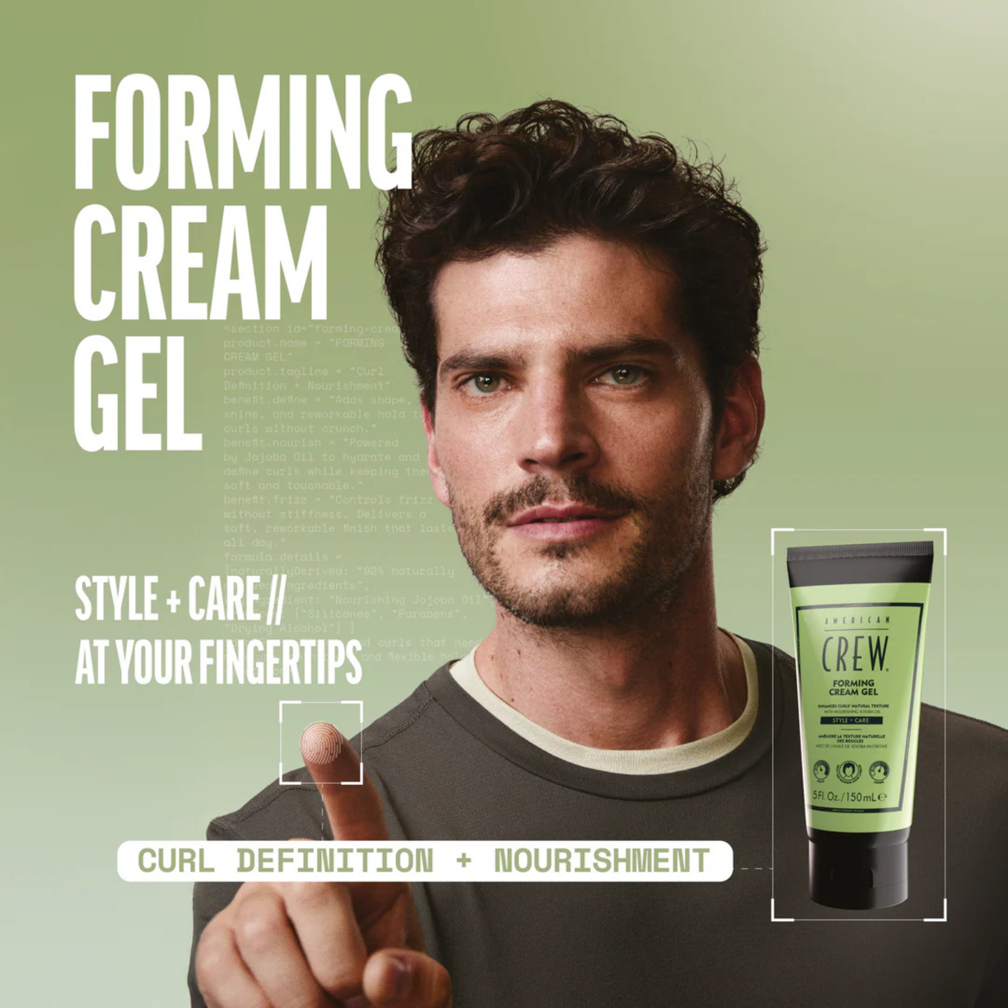 GEL-CRÈME COIFFANT