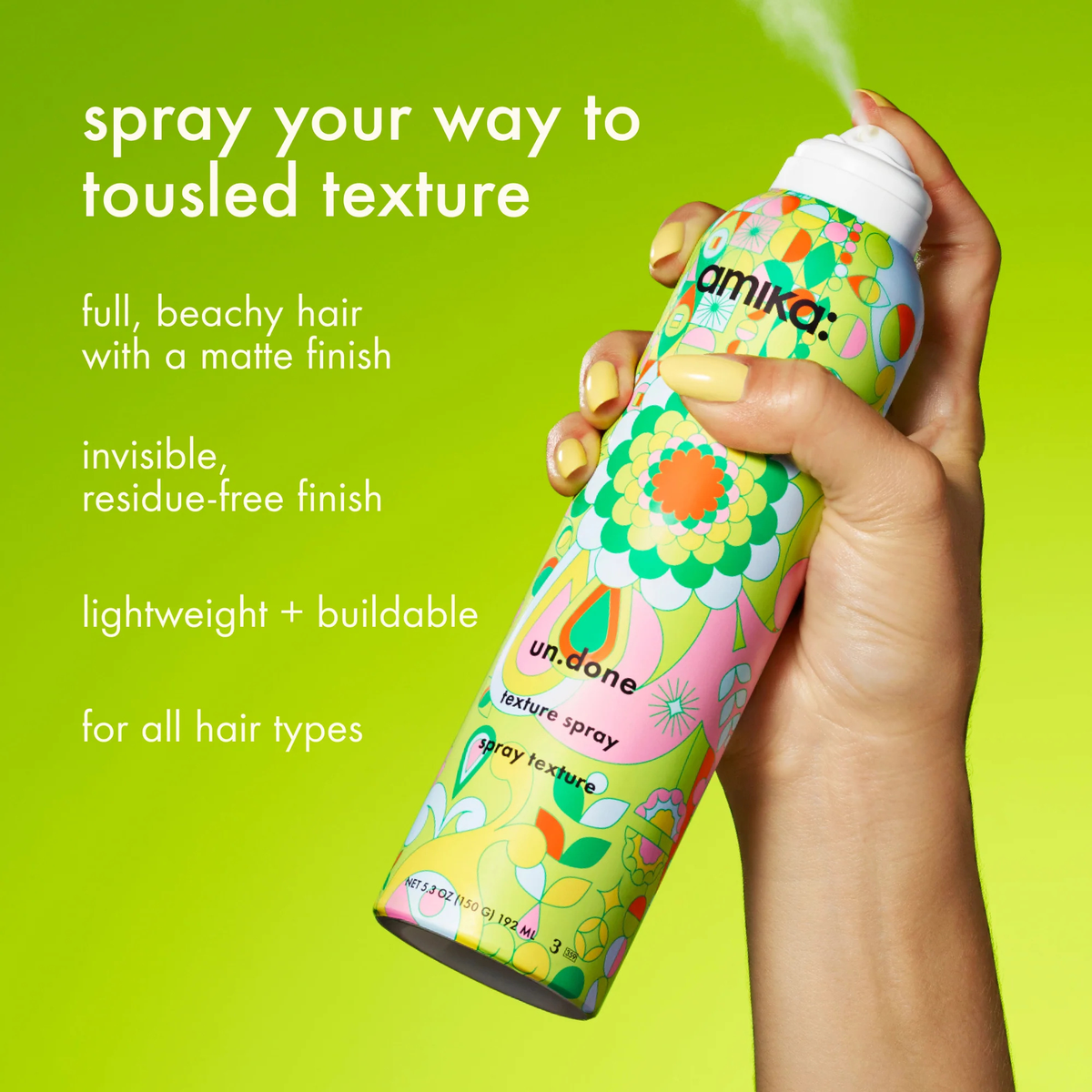 UN.DONE - SPRAY TEXTURE ET VOLUME MAT