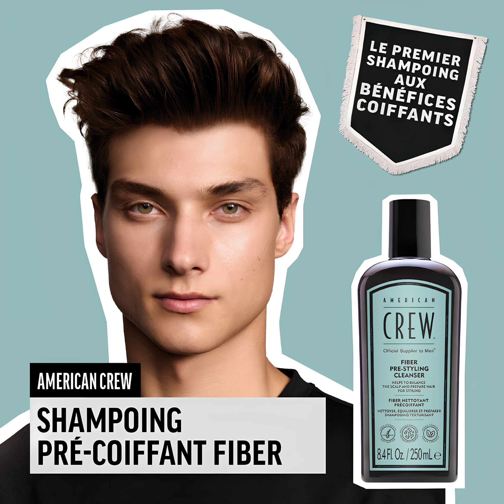 FIBER PRE-STYLING CLEANSER - TEXTURIZING SHAMPOO