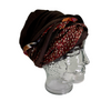 Scarlett boho turban-Bandeaux et foulards||Headbands and head scarves-CHRISTINE HEADWEAR-Structured brown mix-Gisèle produits de beauté