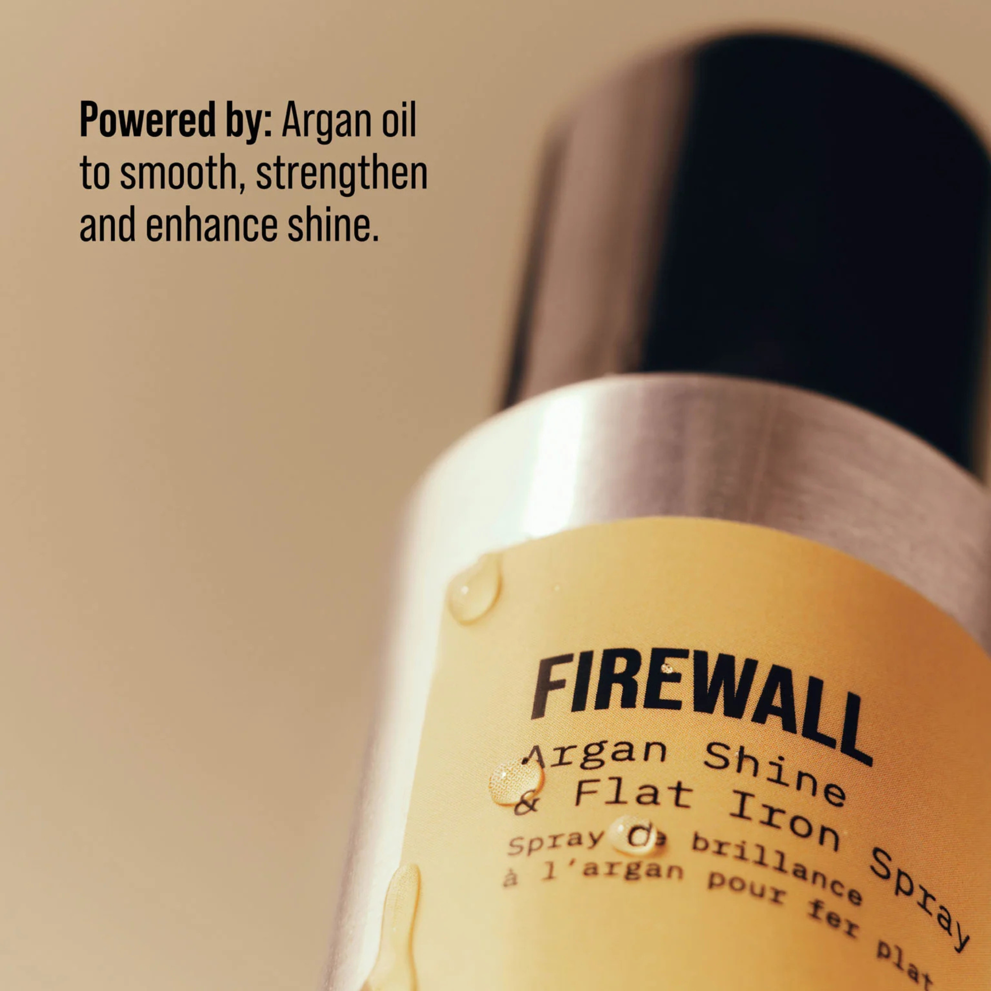 FIREWALL - SPRAY DE BRILLANCE À L'ARGAN POUR FER PLAT