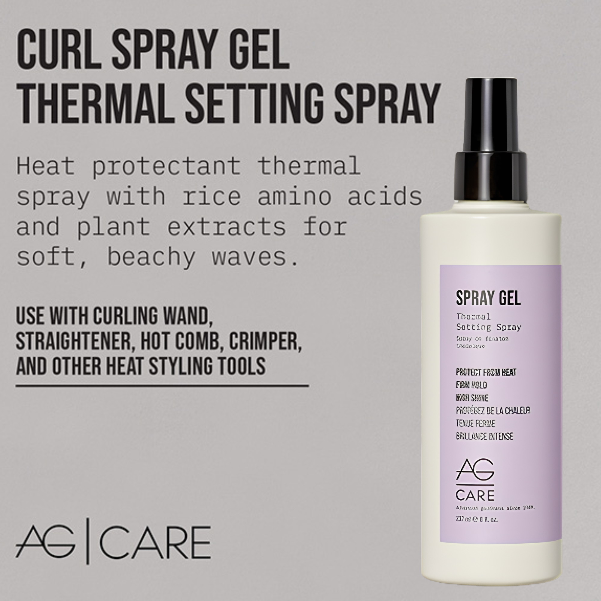 SPRAY GEL - THERMAL SETTING SPRAY