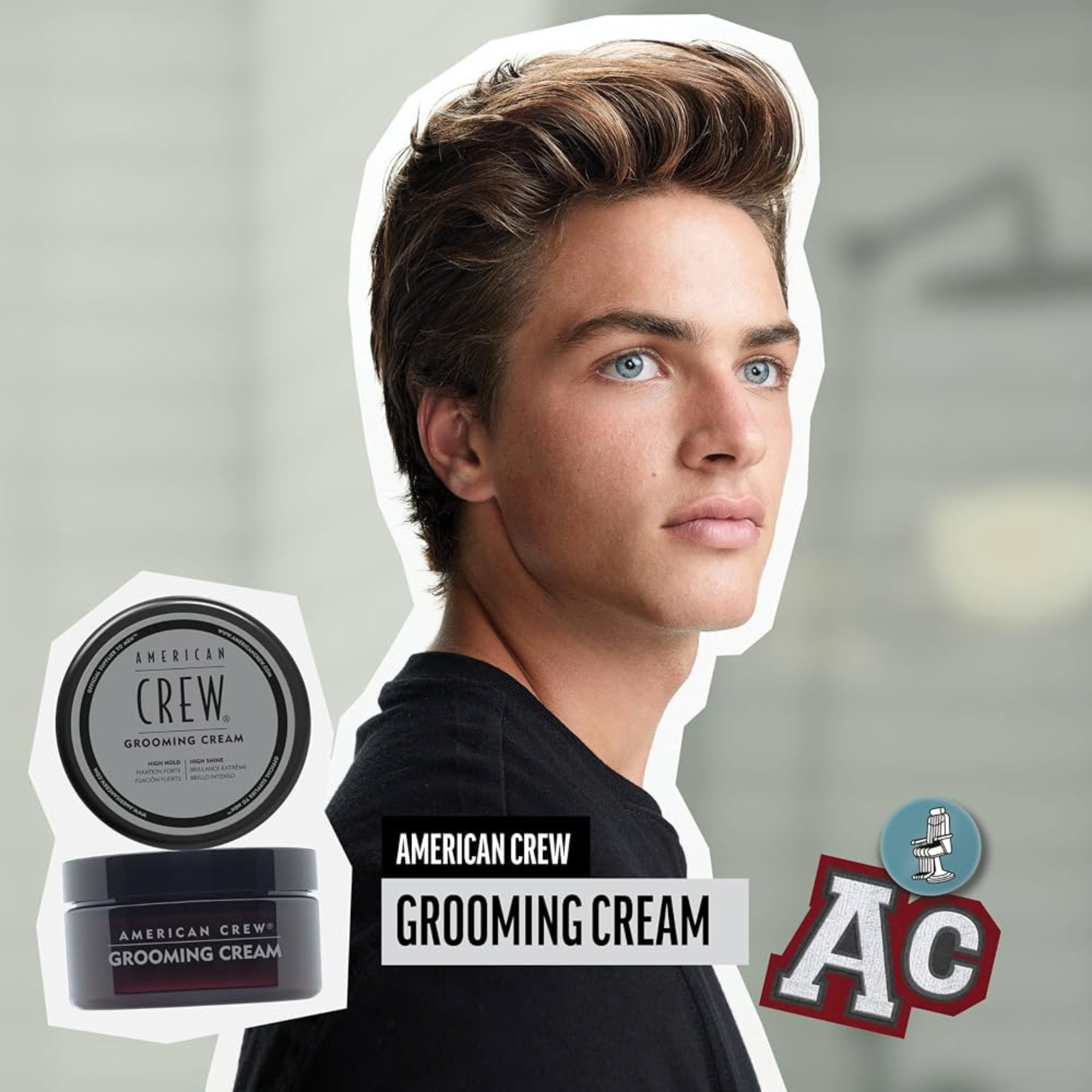 GROOMING CREAM - CRÈME DE COIFFAGE TENUE FORTE BRILLANCE ÉLEVÉ