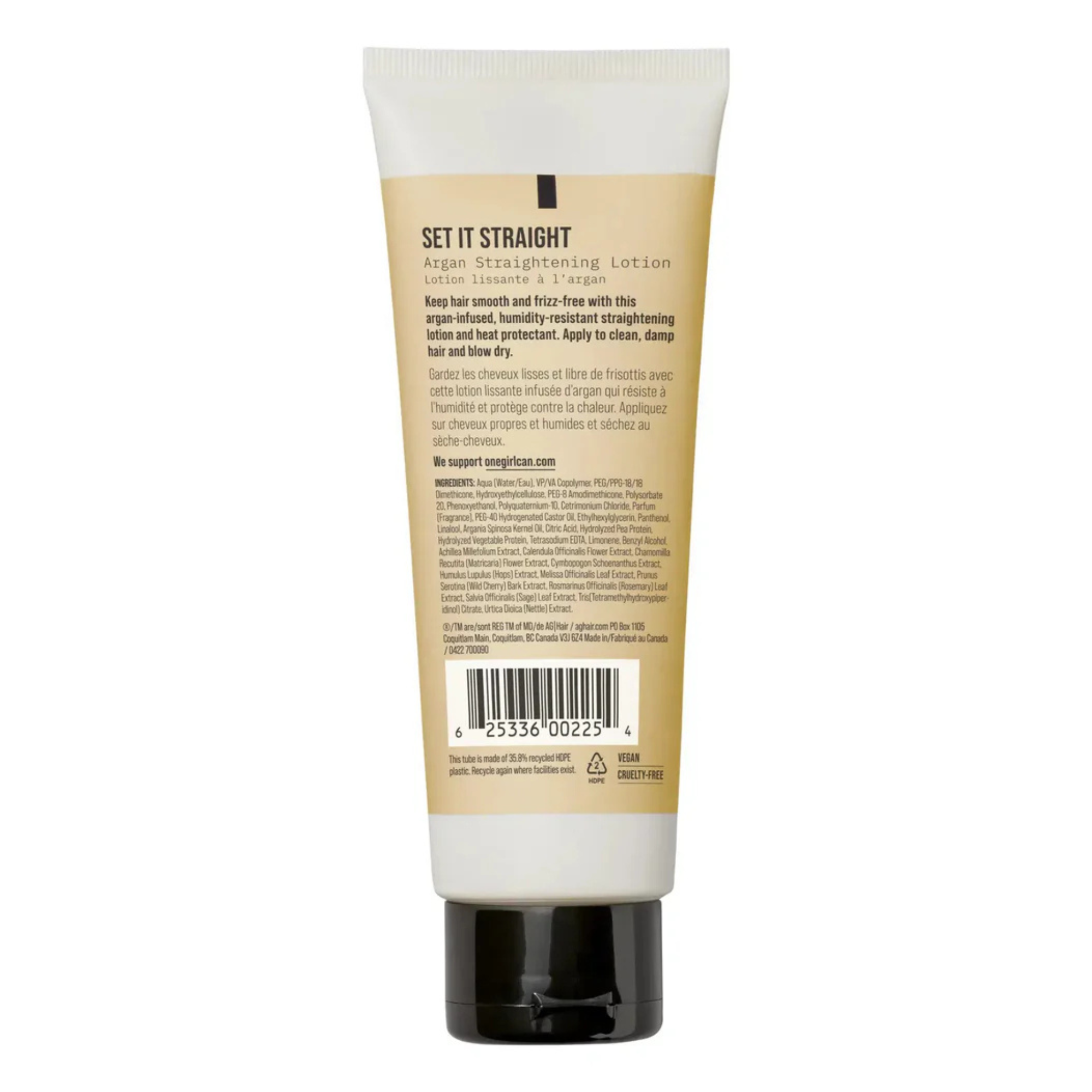 SET IT STRAIGHT - LOTION LISSANTE À L'ARGAN