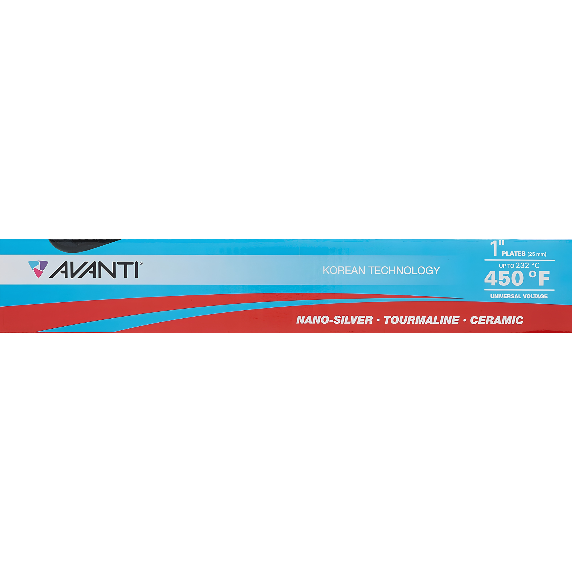 FER PLAT NANO TOURMALINE ET NANO-CÉRAMIQUE 1 PO