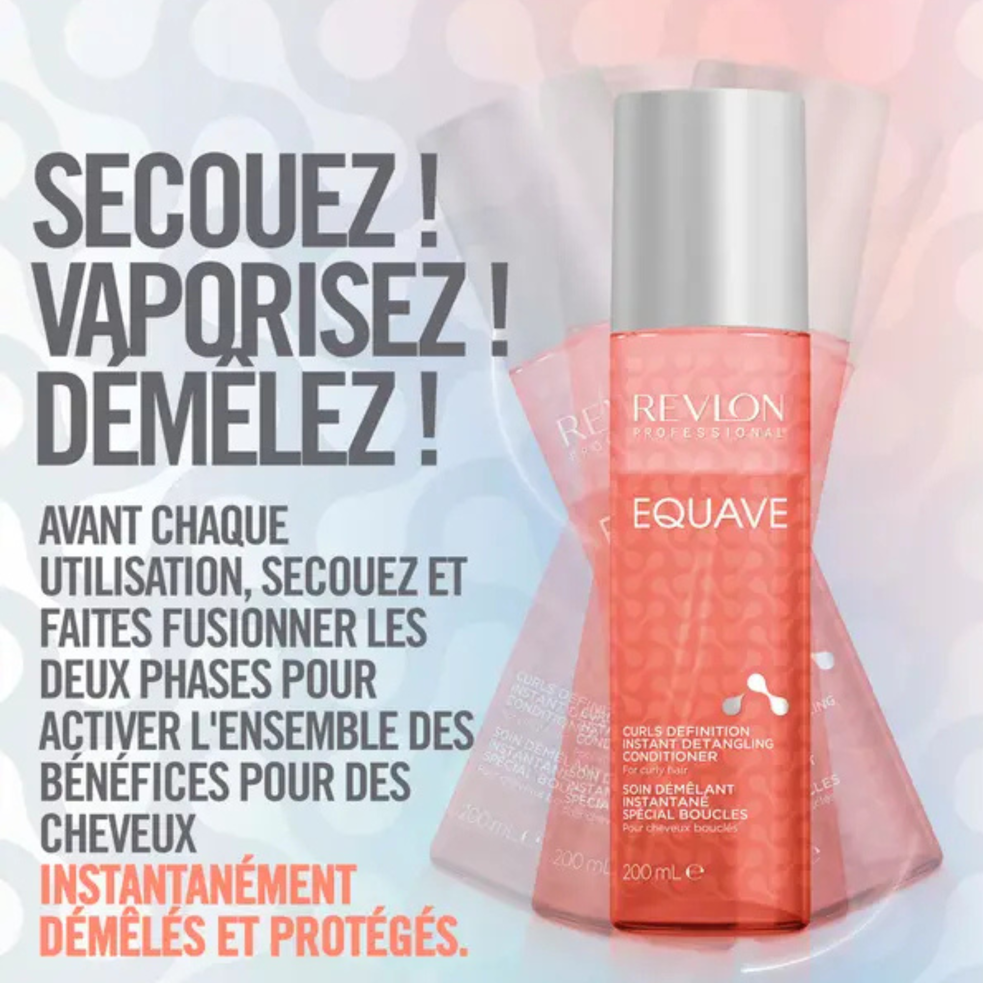 EQUAVE - REVITALISANT DÉMÊLANT CHEVEUX BOUCLÉS