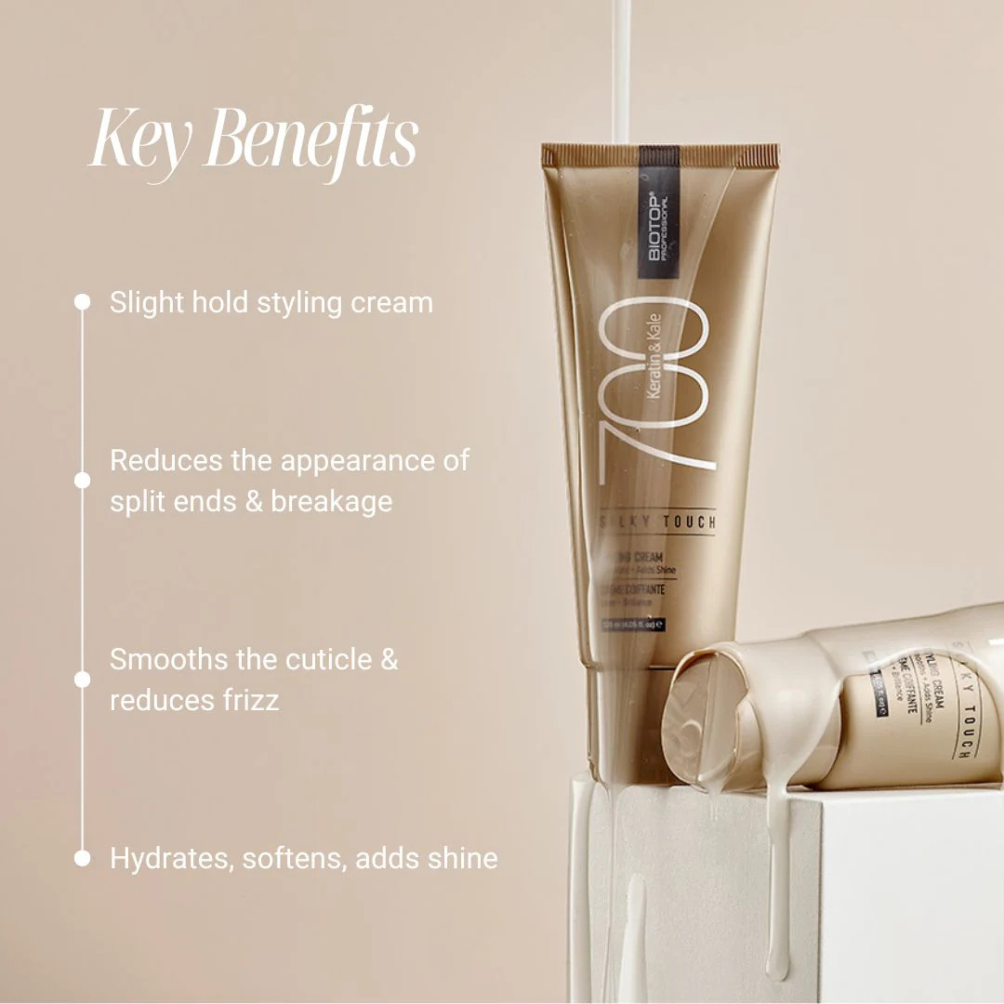 700 KERATIN + KALE - CRÈME COIFFANTE TOUCHÉ SOYEUX