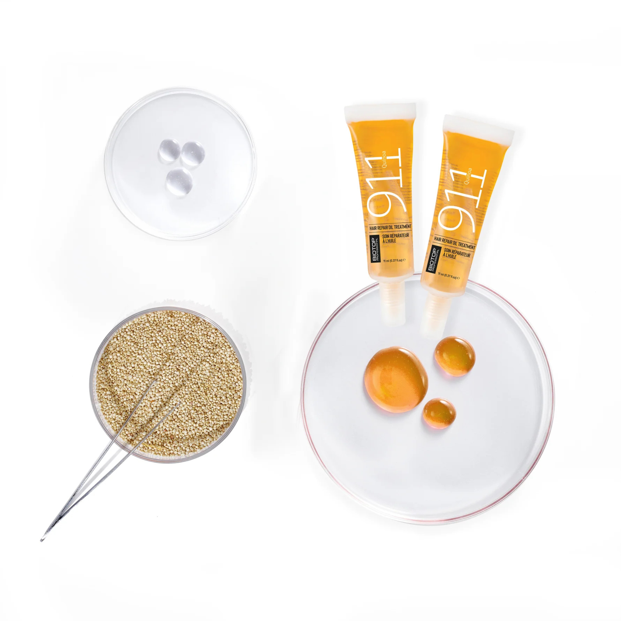 911 QUINOA - HUILE RÉPARATRICE EN AMPOULES 6 x 11ML