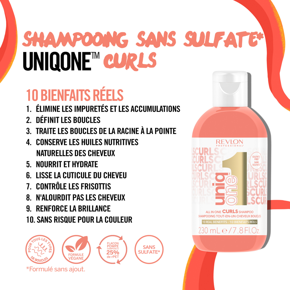 UNIQ ONE - SHAMPOOING TOUT-EN-UN CHEVEUX BOUCLÉS