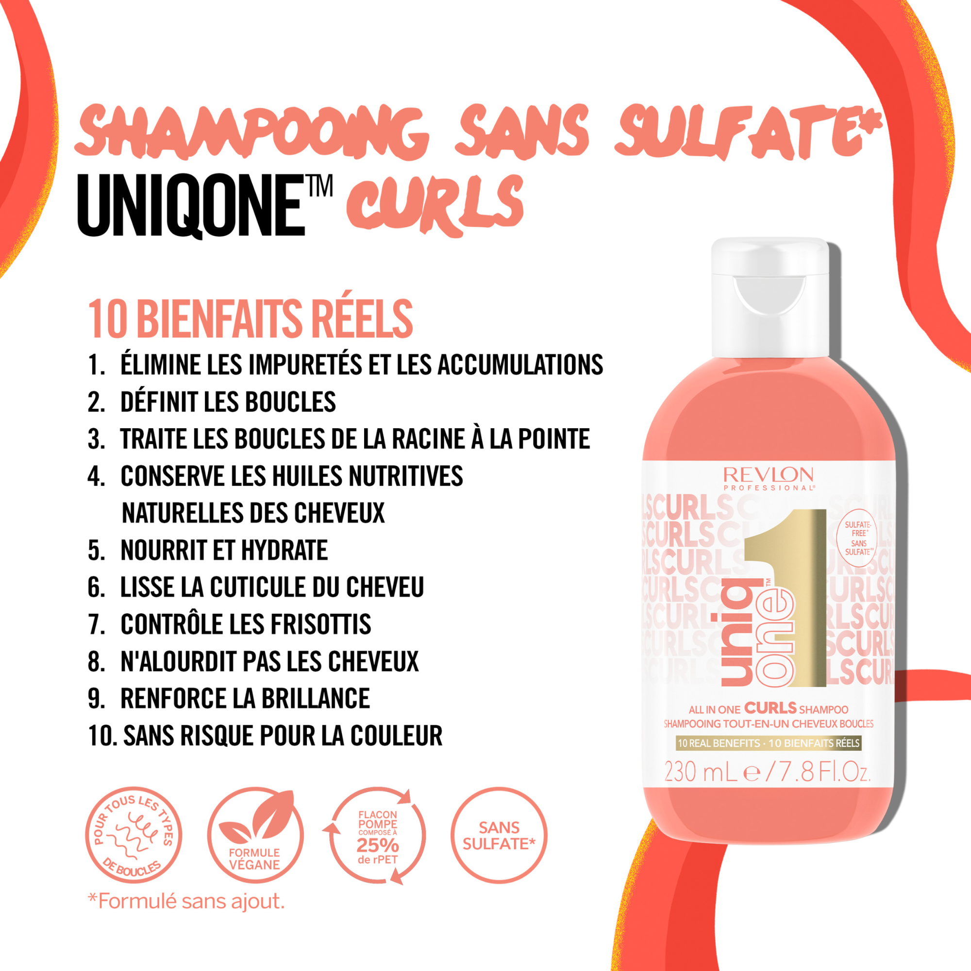 UNIQ ONE - SHAMPOOING TOUT-EN-UN CHEVEUX BOUCLÉS