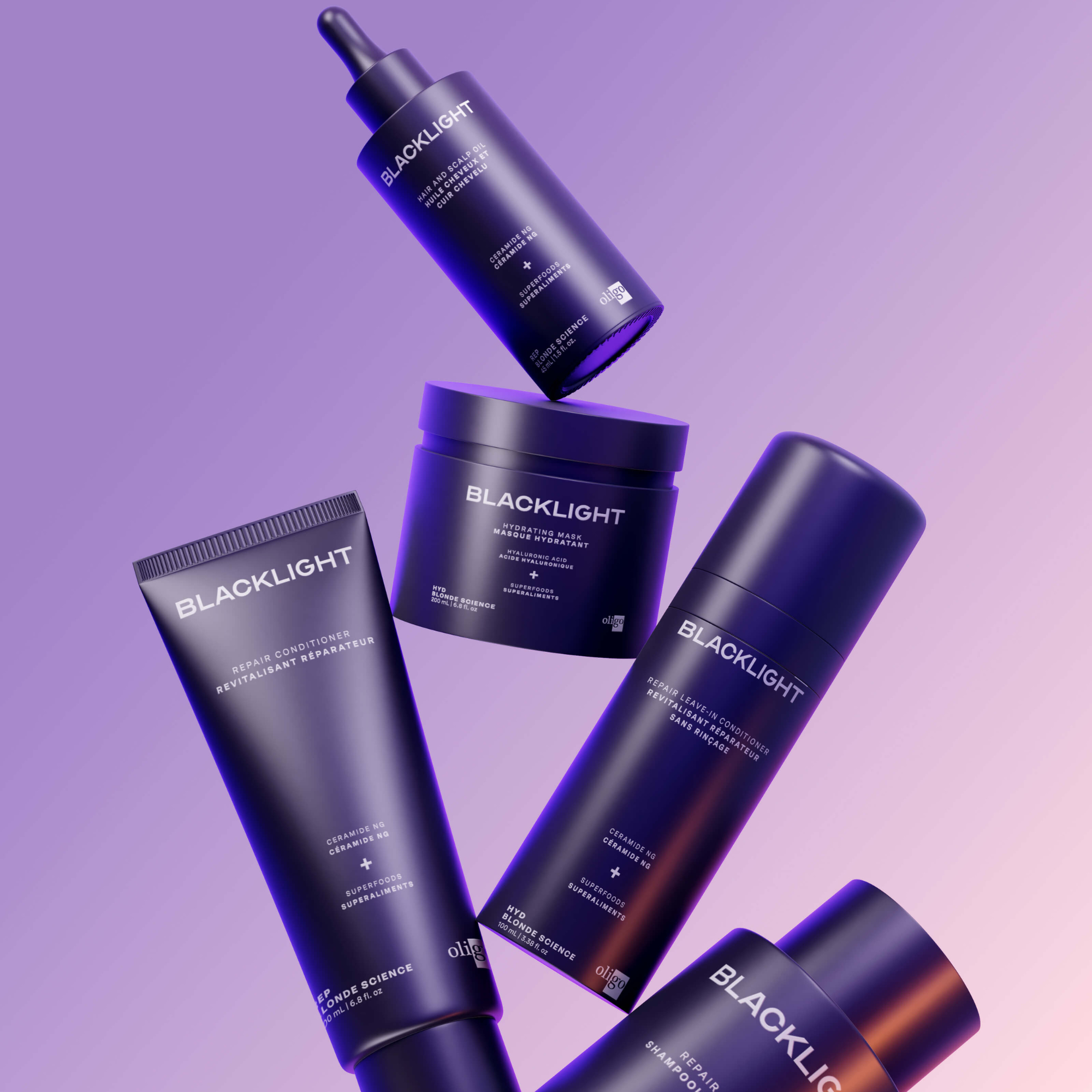 BLACKLIGHT SMART - HUILE SOIN CHEVEUX ET CUIR CHEVELU