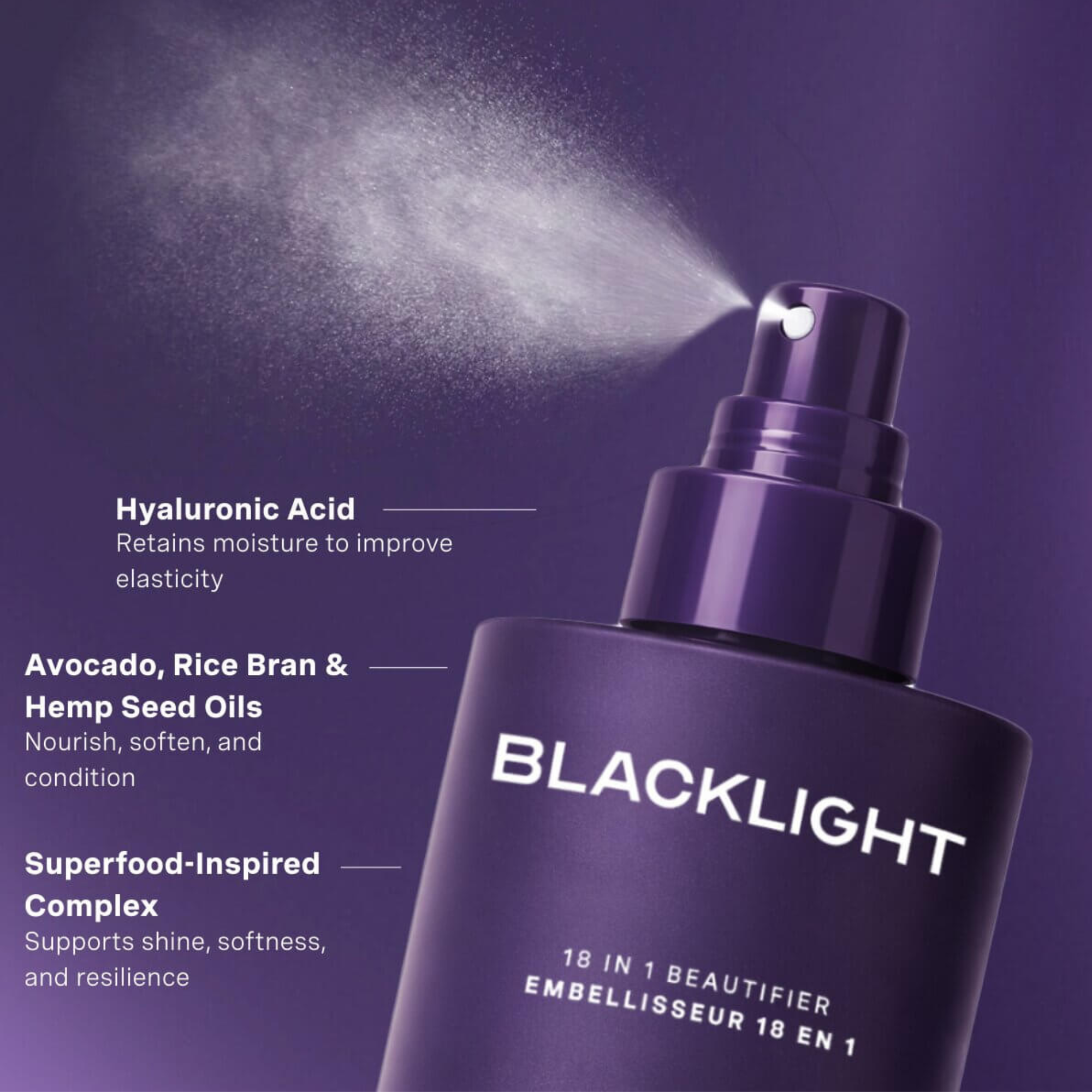 BLACKLIGHT - BRUME SOIN EMBELLISSEUR 18-EN-1