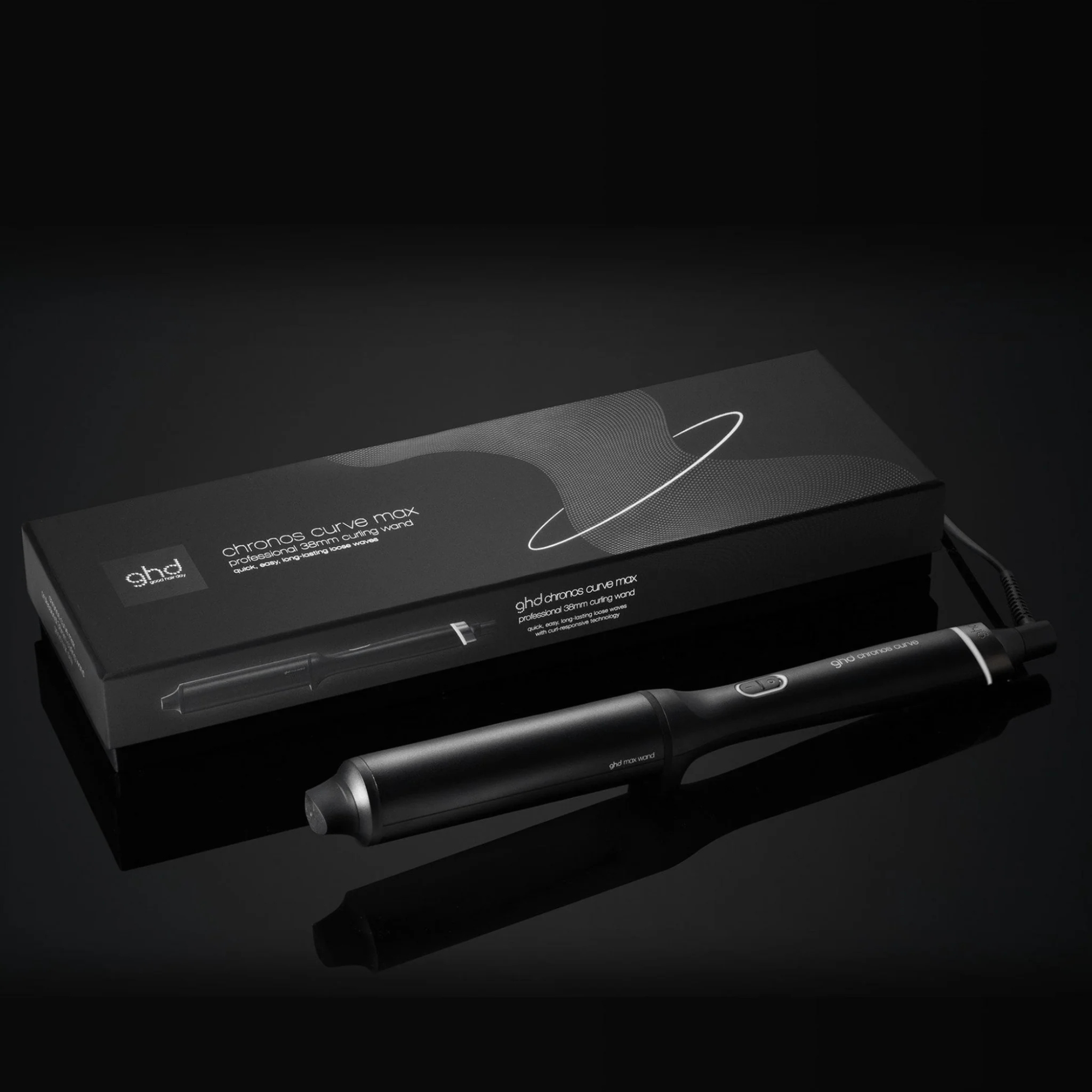 CHRONOS - MAX WAND CURLING IRON, NO CLAMP, 1 1/2 IN.