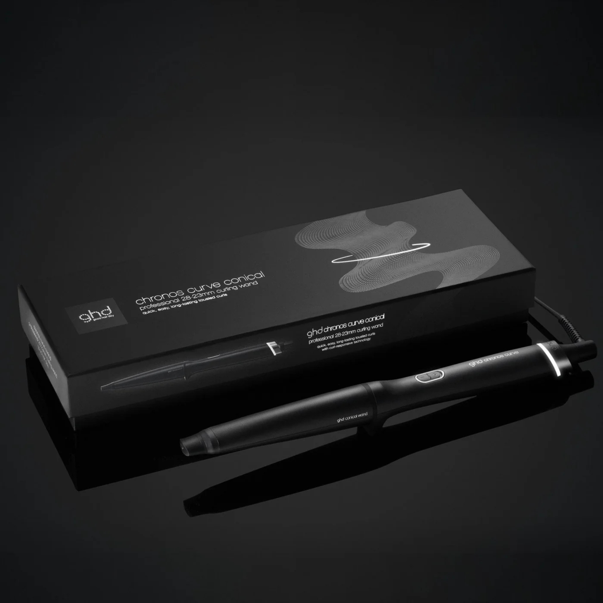 CHRONOS - CONICAL WAND CURLING IRON, NO CLAMP