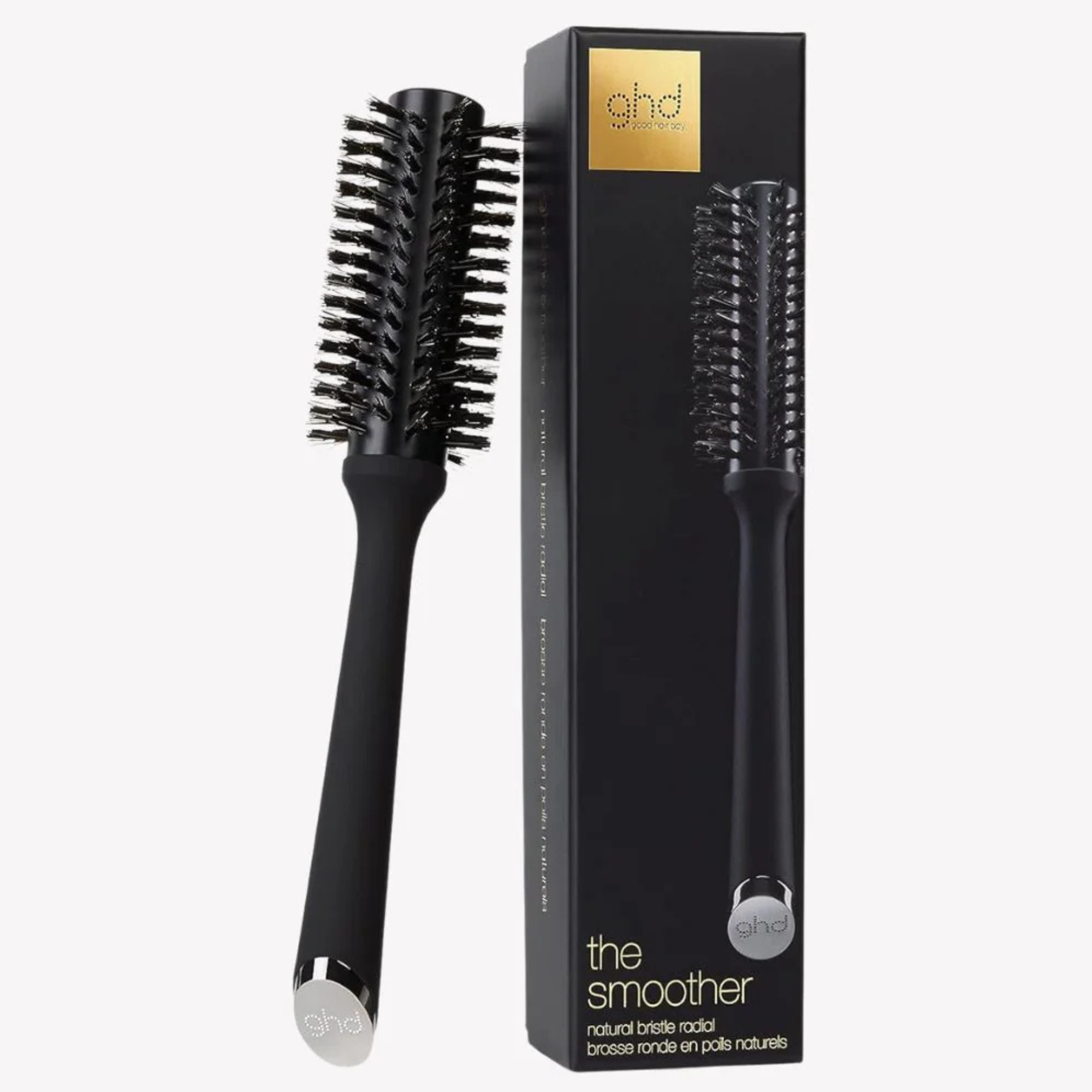 THE SMOOTHER - NATURAL BRISTLE ROUND BRUSH