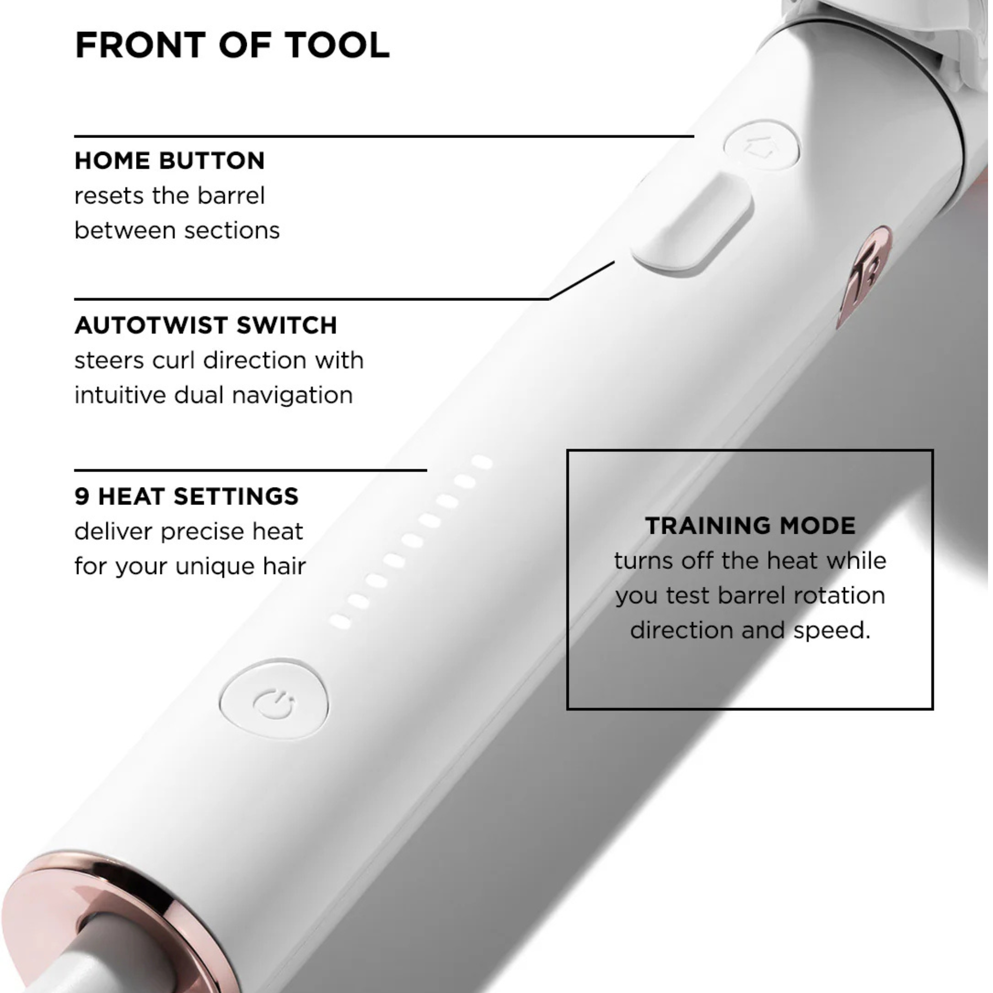 CURLWRAP - FER À FRISER ROTATIF AUTOMATIQUE 1.25PO