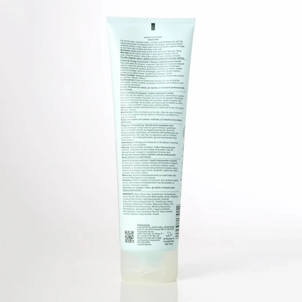 AWAPUHI WILD GINGER Repair - KERATIN CREAM RINSE 