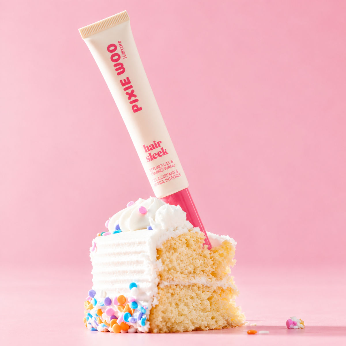 GEL COIFFANT ET BROSSE INTÉGRÉE - BIRTHDAY CAKE EDITION