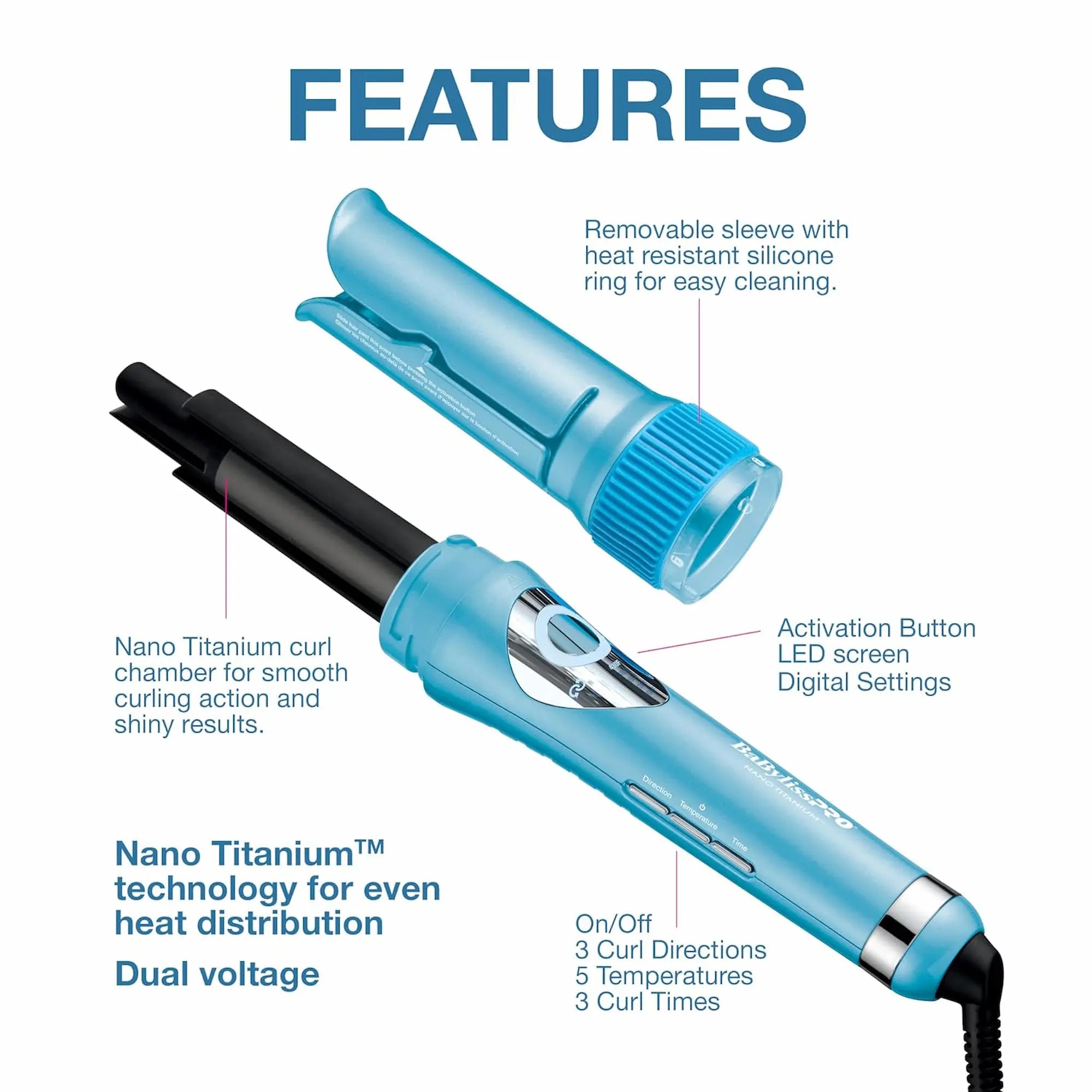 NANO TITANIUM MIRACURL - BOUCLEUR AUTOMATIQUE AVANCÉ 1 1/4"